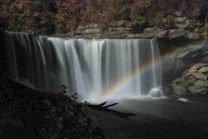 Cumberland Falls with it's famous Moonbow